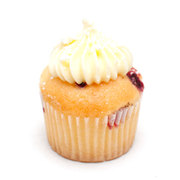 Rasp White Chocolate Cupcakes For Chirstmas