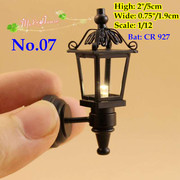 1/12 Scale Dollhouse Miniatures Light Chandelier LED Light