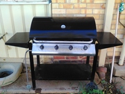 4 burner hooded gas bbq