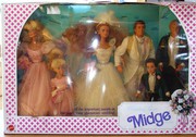 Midge wedding Party plus Wedding Cake. (New in boxes)