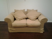 For sale 2 x Toorak 2 seaters Panama Chino sofas