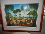 Pro Hart Print Framed