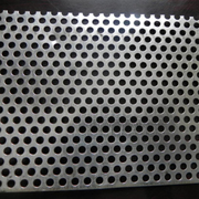 Perforated stainless steel sheet