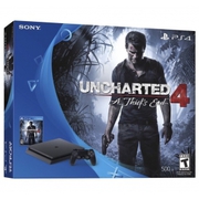 New Sony PlayStation 4 Slim 500GB Console - Uncharted 4 Bundle