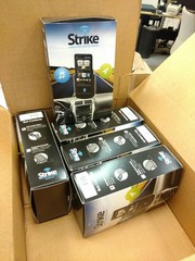 Strike Alpha Cell phone Signal Booster and car mount Apple/Android