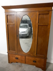 Antique Wardrobe - Solid Queensland Maple