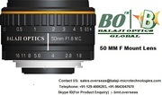 35 MM & 50 MM F MOUNT MACHINE VISION LENS - BALAJI OPTICS- “BO LENS”