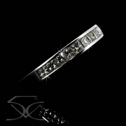 Princess diamonds Wedding Ring