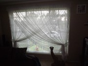 Lace Cross Over Curtains