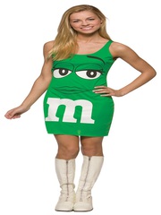 M&M Green Tank Dress Costume