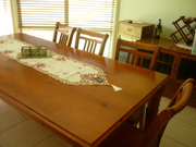 DINING TABLE 8 CHAIRS AND BUFFET