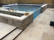 Outdoor Travertine Tiler