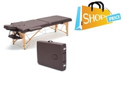 White Foldable Massage Table 4 Zones with Aluminium Frame