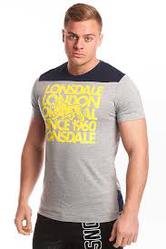 Lonsdale Compton Tee (Ash Marle) - Mens