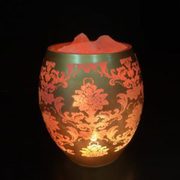 Glass Jar Lamp - European Pattern