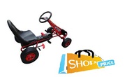 vidaXL Pedal Go Kart Red
