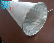 Temporary cone strainer