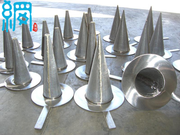 Stainless steel conical strainer for pipeline coarse filtration