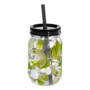 Custom Printed Binx Mason Jar In Black | Vivid Promotions Australia