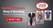Buy Luxurious and Soft Australian Aboriginal Silk Scarf