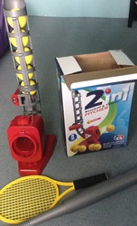 Ball pitcher machine for cricket, baseball, tennis and pets