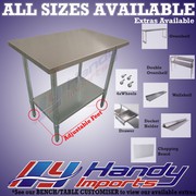 762 X 915mm #304 Stainless Steel Bench