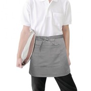 Whites Short Bistro Apron Charcoal