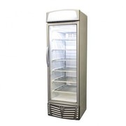Bromic UF0440LS LED Glass Door Static Freezer w/Lightbox - 440 Litre