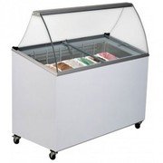 7 Tub Ice Cream Gelato Curved Display Canopy Fridge Bromic GD0007S
