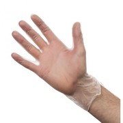 Vogue Powder Free Vinyl Gloves L (Pack of 100)