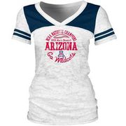 College World Series 8 Team Pink V Neck Womens Shirt