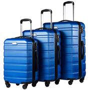COOLIFE Luggage 3 Piece Set Suitcase Spinner Hardshell Lightweight TS