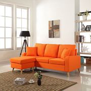 Roma Furniture Modern Linen Fabric