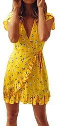  Wrap Dress, Hemlock Women Sexy Summer Bandage Bodycon Evening Party Ca