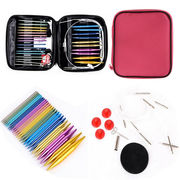 13 Sizes Interchangeable Aluminium Circular Crochet Knitting Needles C