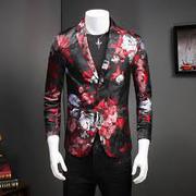 2019 FANCY FLORAL MENS BLAZER MENS SUITS COSTUME