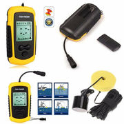 100M Portable Sonar Sensor Fish LCD Finder Fishfinder Capturing Transd