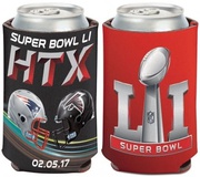 NFL Super Bowl 51 Falcons VS Patriots Dueling Helmets Can Cooler