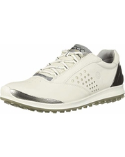 ECCO Women’s Biom Hybrid 2 Golf Shoe,  White Yak Leather,  7 M US
