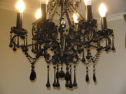 lighting shandleir and wall light