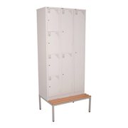 LOCKER STAND WITH BENCH SEAT