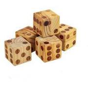 Giant Wooden Dice | Fun Indoor Game | Jenjo Games Australia