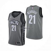 Brooklyn Nets Lamarcus Aldridge NO 21 Statement 2021 Gray Jersey