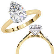 Affordable Pear Cut Diamond Ring Australia | Yarra Jewels