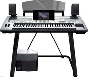 Yamaha Tyros 4 61-Key Arranger Workstation Keyboard w / stand & speake