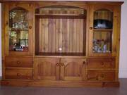 Solid pine,  beautiful TV unit
